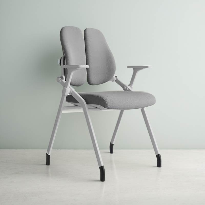 人体工学椅家用舒适久坐护腰学生学习椅折叠椅中学折叠培训椅子