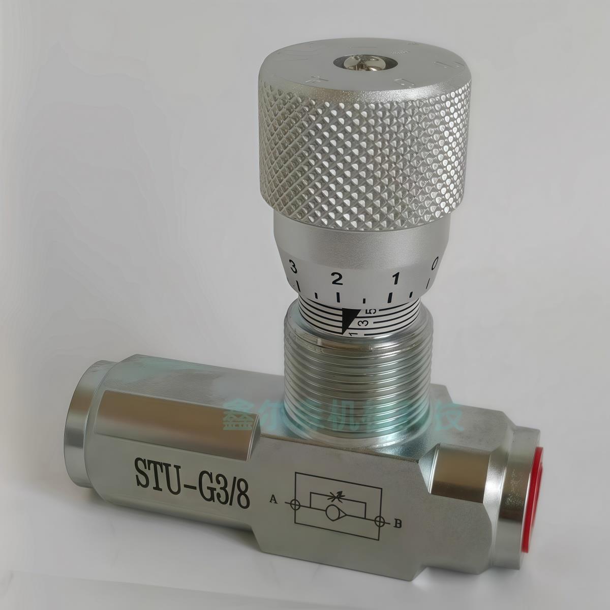 油缸调速阀 流量控制阀 液压节流阀STU-G1/4 STB-G3/8 STB-G1/4