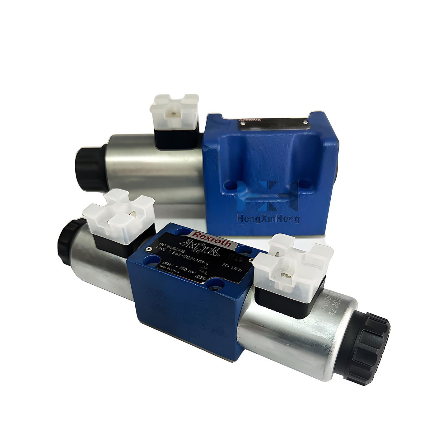 力士乐换向方向控制阀4WE6E62 4WE10D51G24N9K4电磁液压阀REXROTH