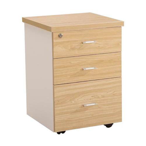 落地式移动文件柜矮柜活动柜子 资料柜收纳带锁 三抽屉特价