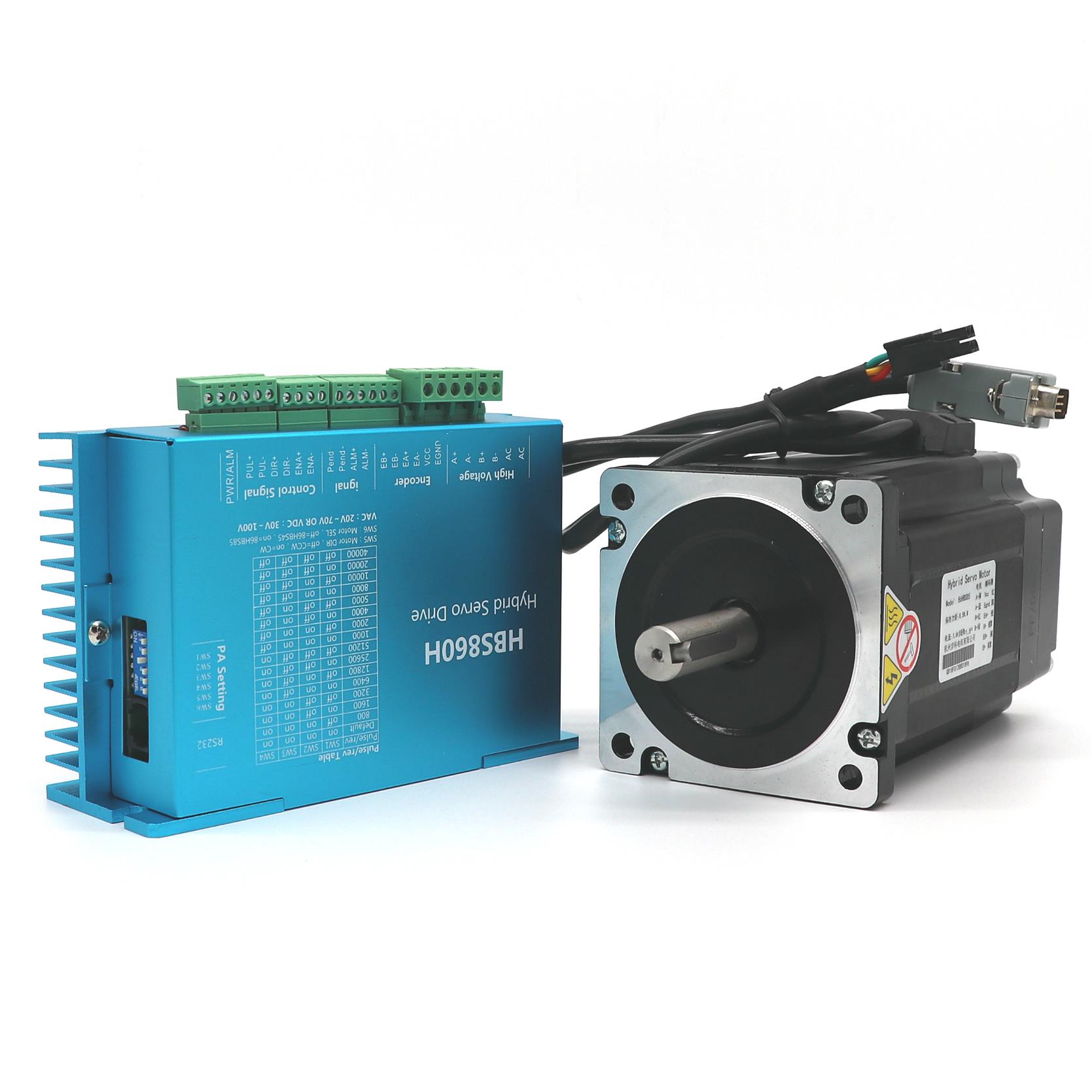 86闭环步进电机驱动器套装（配件选配）编码器线,电机,驱动器选配