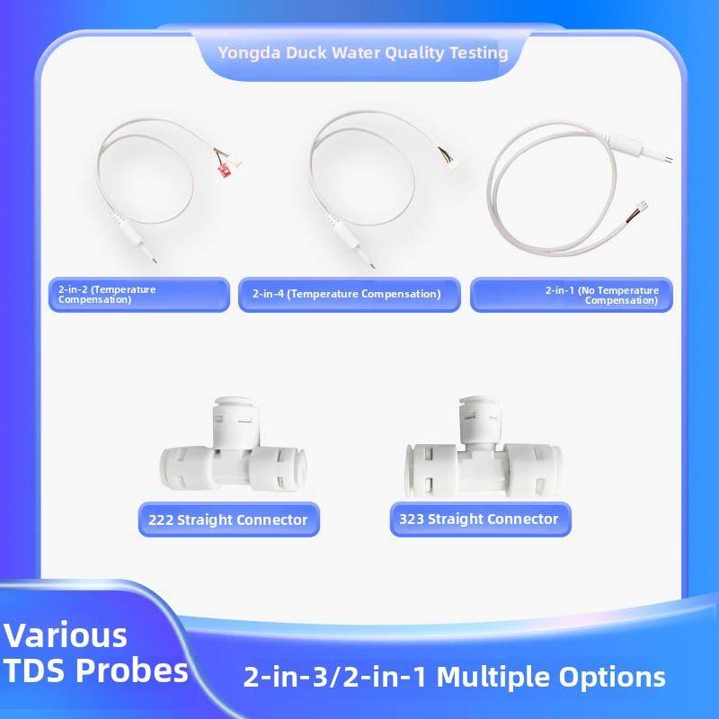 2分tds钛合金探针饮水机水质实时监测NTC温度补偿传感器TDS传感器