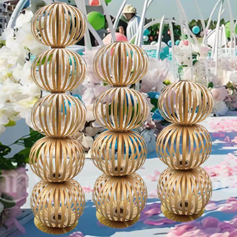 竹编灯笼婚礼宴会展厅策划会场酒店花艺装置道具创意装饰设计定,节庆用品/礼品,路引,淘宝优惠券,粉丝福利购,淘宝优惠卷