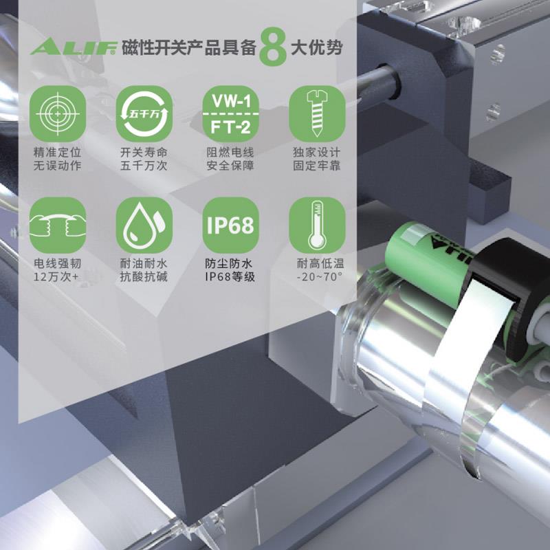 AG-39DF元利富磁性开关39N 39P AL-39S亚德客常闭三线NPN PNP感应