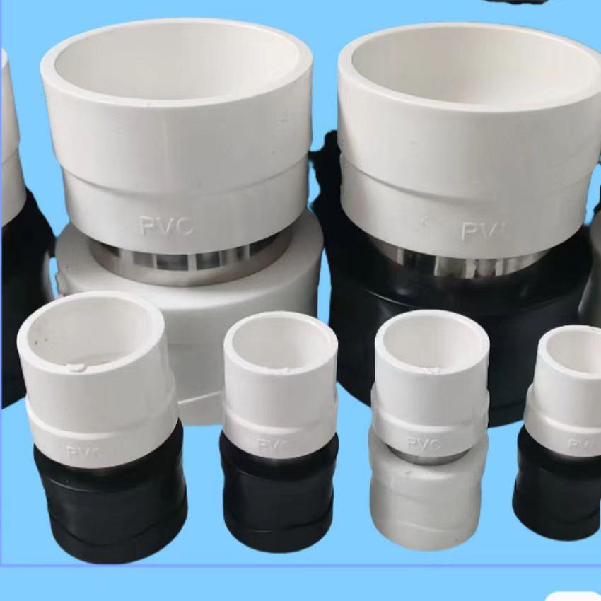 25PE/PPR转25PVC胶粘转换直接不锈钢PE水管热熔转PVC转换头20-110