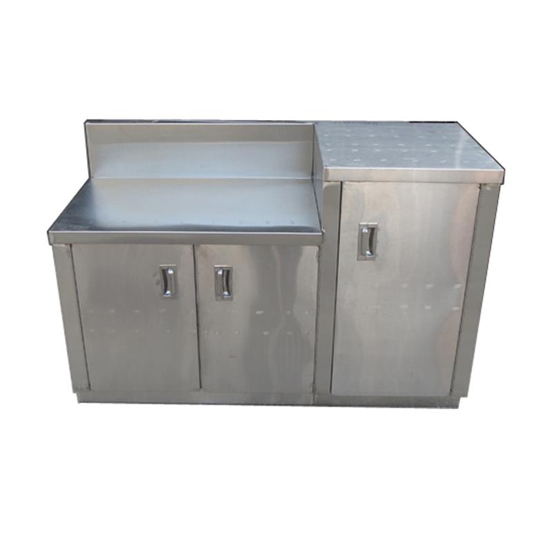 不锈钢厨房柜置物架钢柜橱柜餐边柜灶台炉柜炉面柜煤气柜碗柜餐柜