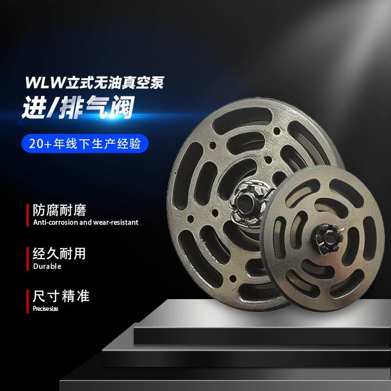 无油立式往复真空泵配件气阀气门进气排气阀门铸铁含阀片弹簧