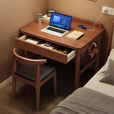 70CM长电脑桌小型家用成人书桌小户型窄款实木学习桌床边小书桌