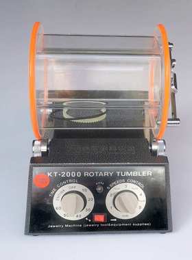 跨境热销KT-2000滚筒抛光机 首饰抛光机去毛刺抛光机定档调速定时