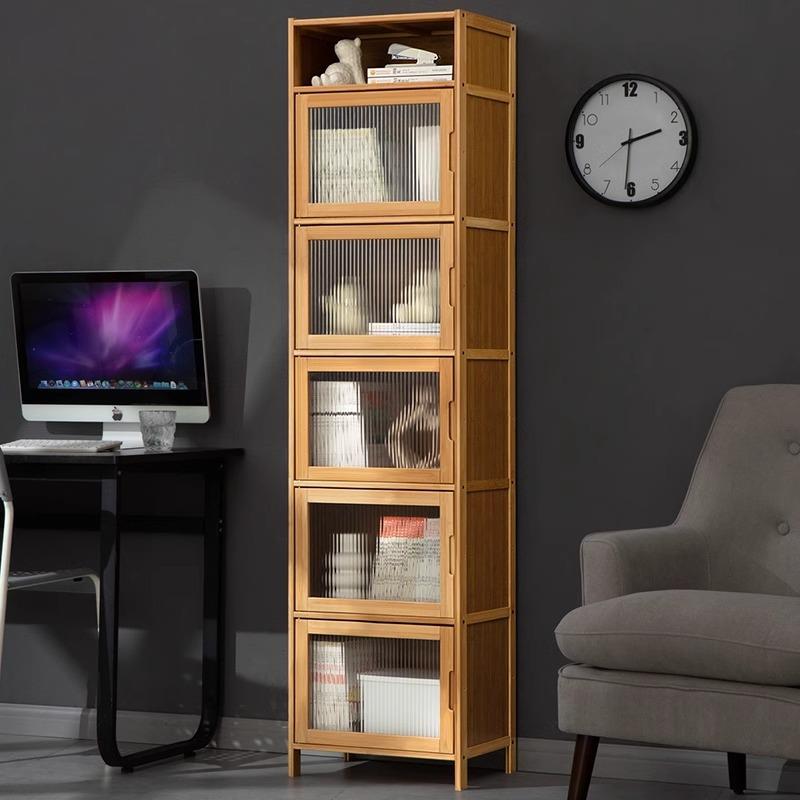 简易书架落地书柜儿童阅读区绘本架靠墙置物架客厅家用收纳储物架