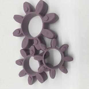 388瓣GBT272聚氨酯弹性体 38冲80 油泵用5梅花型联轴 器缓垫518T