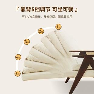 折叠沙发床两用小户型客厅家用简约午睡懒人沙发单人午休躺椅神器