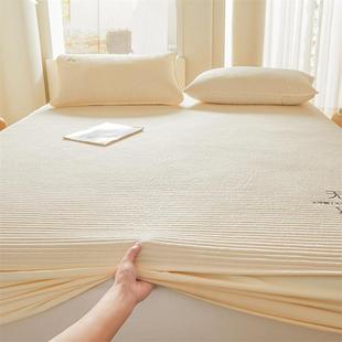 A类棉夹棉纯床笠单件棉10JMJ 2024床0罩席梦思床垫保护罩床套全防