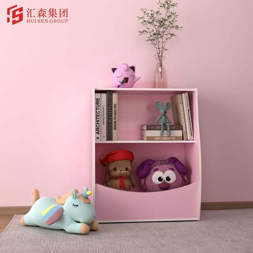 书架落地简易书报架置OFB架物家用儿童收房纳架简小学生书柜绘约