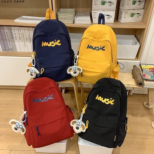 冷门小众双肩包美式高街书包初中