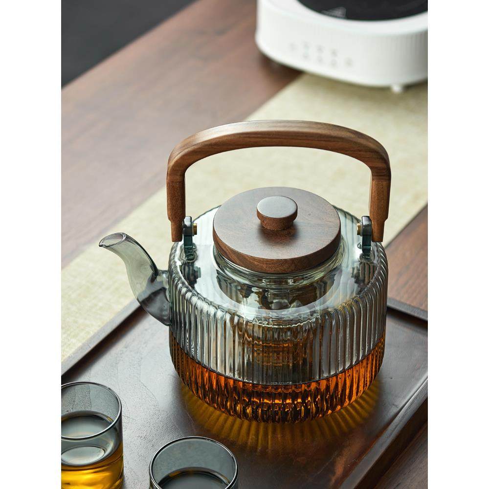 煮茶壶2025新款耐高温电陶炉玻璃烧水壶泡茶专用大容量茶壶可明火,餐饮具,茶壶,淘宝优惠券,粉丝福利购,淘宝优惠卷