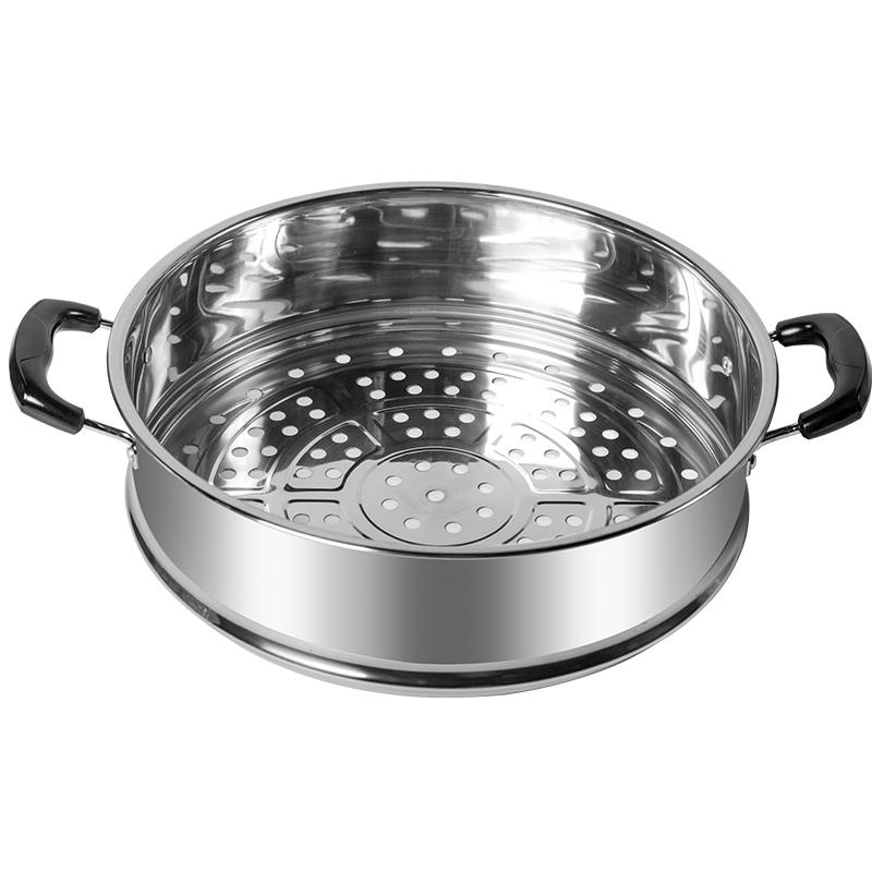 食品级家用不锈钢蒸笼竹子蒸格蒸屉蒸包子馒头沥水蒸饭架通用蒸盘