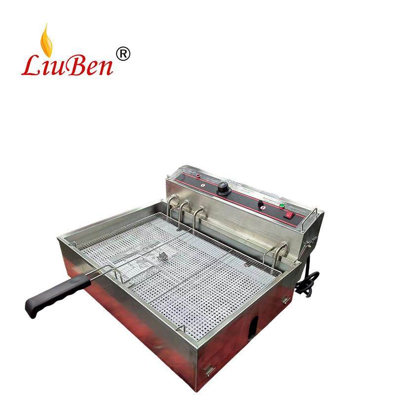 商用电炸炉大容量油炸机台式油炸炉炸薯条炸甜甜圈炸小吃油炸