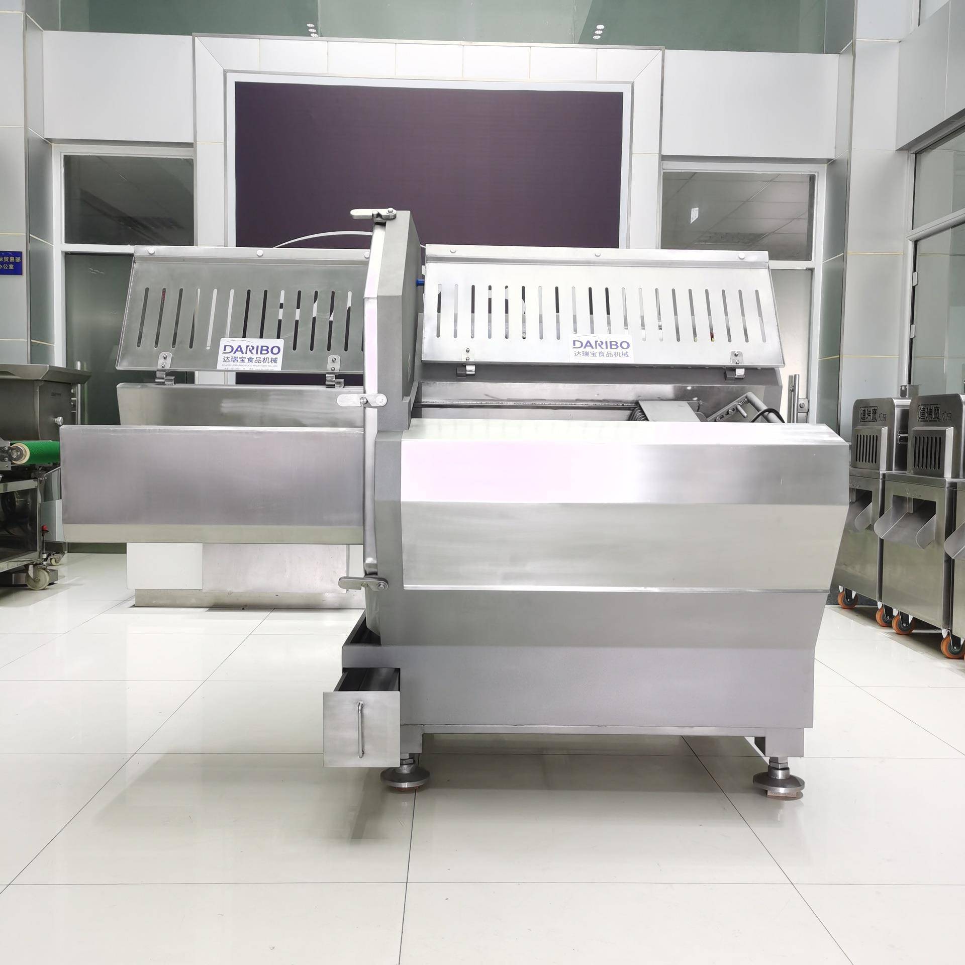 达瑞宝不锈钢全自动砍排机 切肉片机速度变频可调牛排猪排切割机