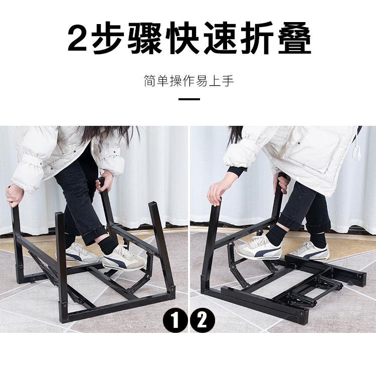 正方形折叠桌腿支架桌子支撑架桌架折叠架子桌子架可折叠桌子腿