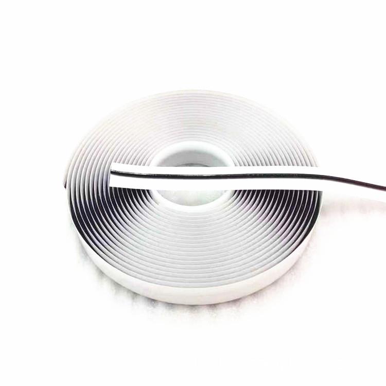 户外电子丁基密封软胶条粘接防水不老胶条橡胶软胶材料柔性胶材料