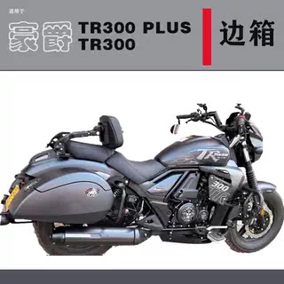 适配豪爵TR300边箱边包尾箱尾架边架后货架改装配件折叠靠背无损