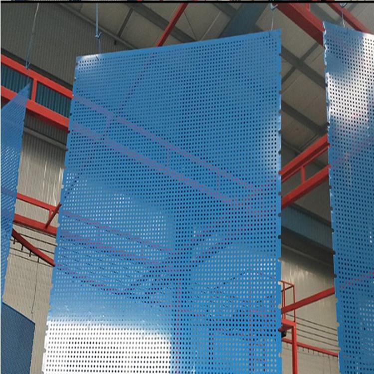 建筑爬架网片金属建筑安全网工地施工安全网钢板网片防护网冲孔网