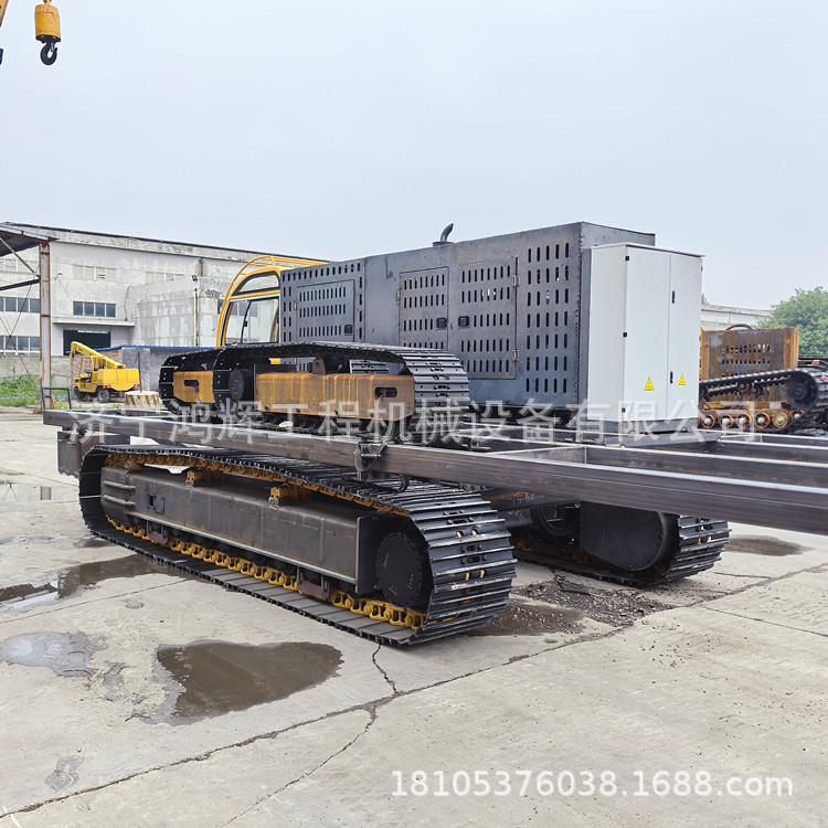 全地形爬山虎履带底盘总成钢制橡胶材质可选配备液压站遥控行走