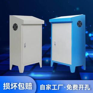 PLC琴式斜面操作台控制柜配电箱布线箱变频柜触摸屏电气柜