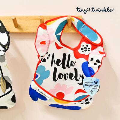 tiny twinkle宝宝吃饭围兜儿童饭兜婴儿围嘴喂饭防水饭兜兜超软