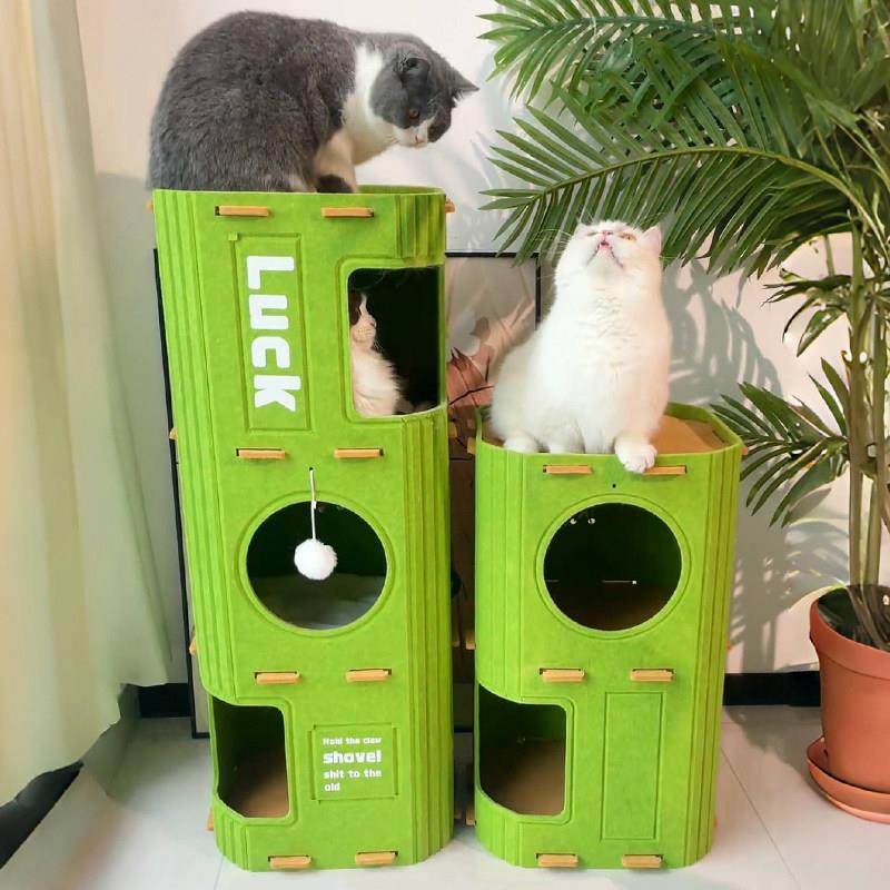 猫窝多层四季通用猫爬架猫树一体猫抓板多猫家庭毛毡板树洞宠物床,宠物/宠物食品及用品,猫窝/屋/帐篷/沙发,淘宝优惠券,粉丝福利购,淘宝优惠卷