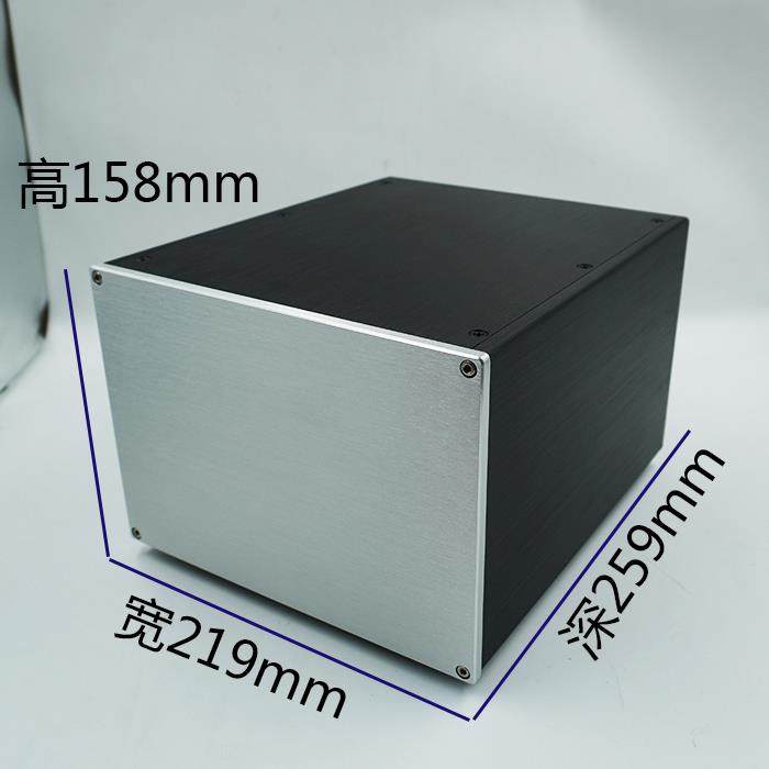158*259前级功放机箱 电源滤波外壳 多用途diy 全铝合金 前后空白