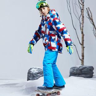 戶外沖鋒衣保暖加厚棉衣棉褲 兒童滑雪衣褲 套裝 男女童冬季 兩件套裝