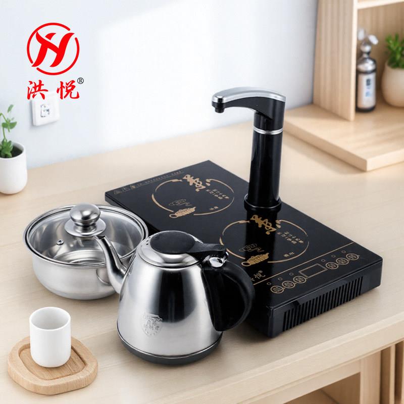 快煮壶自动上水烧水壶泡茶煮茶茶具茶盘嵌入式平板电磁炉泡茶炉单