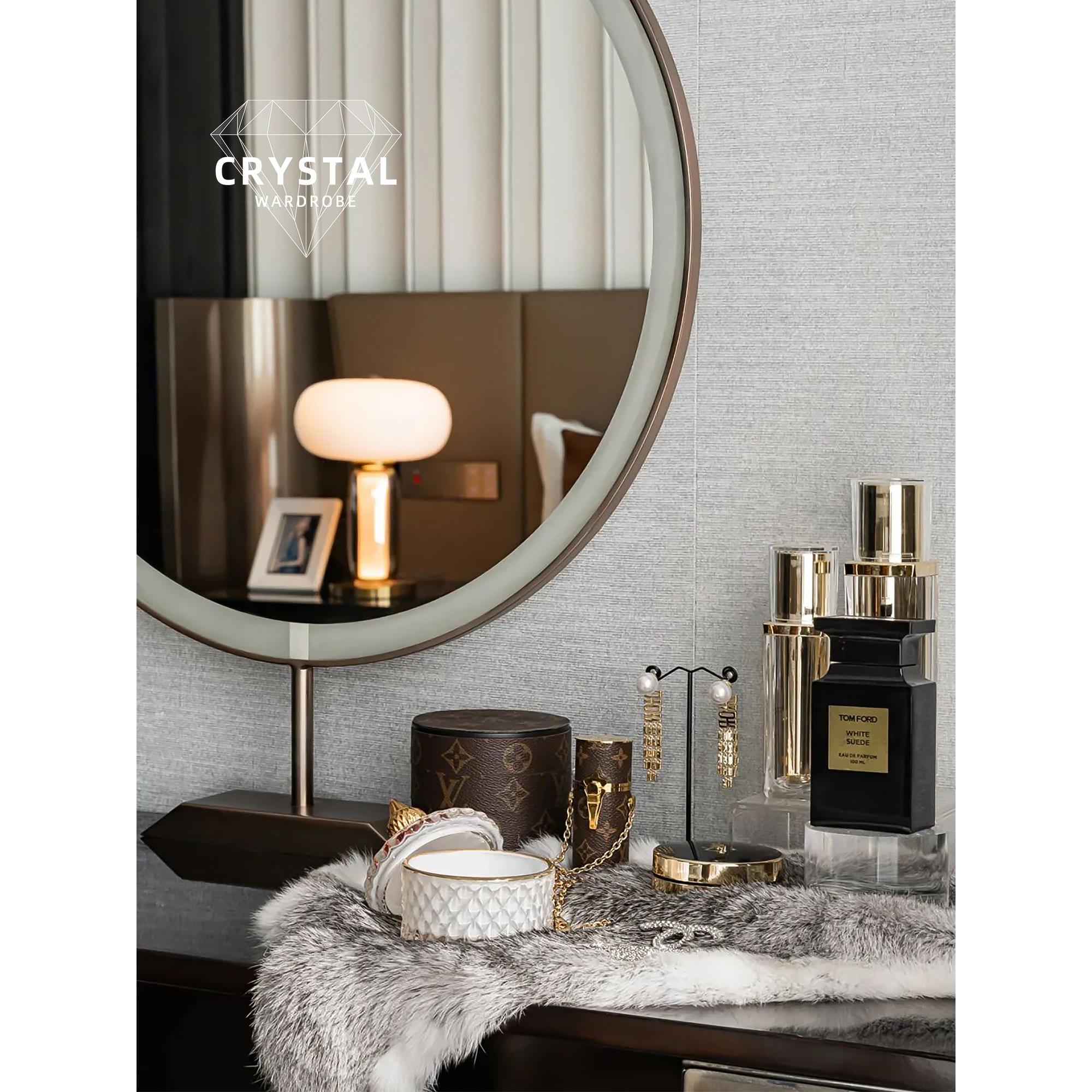 样板房衣帽间卧室梳妆台摆件套装全屋定制展厅软装摆设道具装饰品