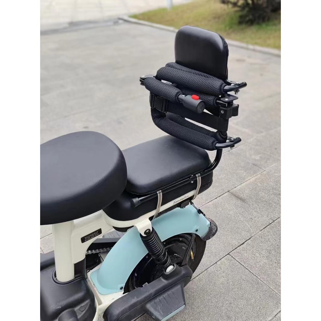 电单车电瓶车电动车无靠背专用后置儿童坐座椅