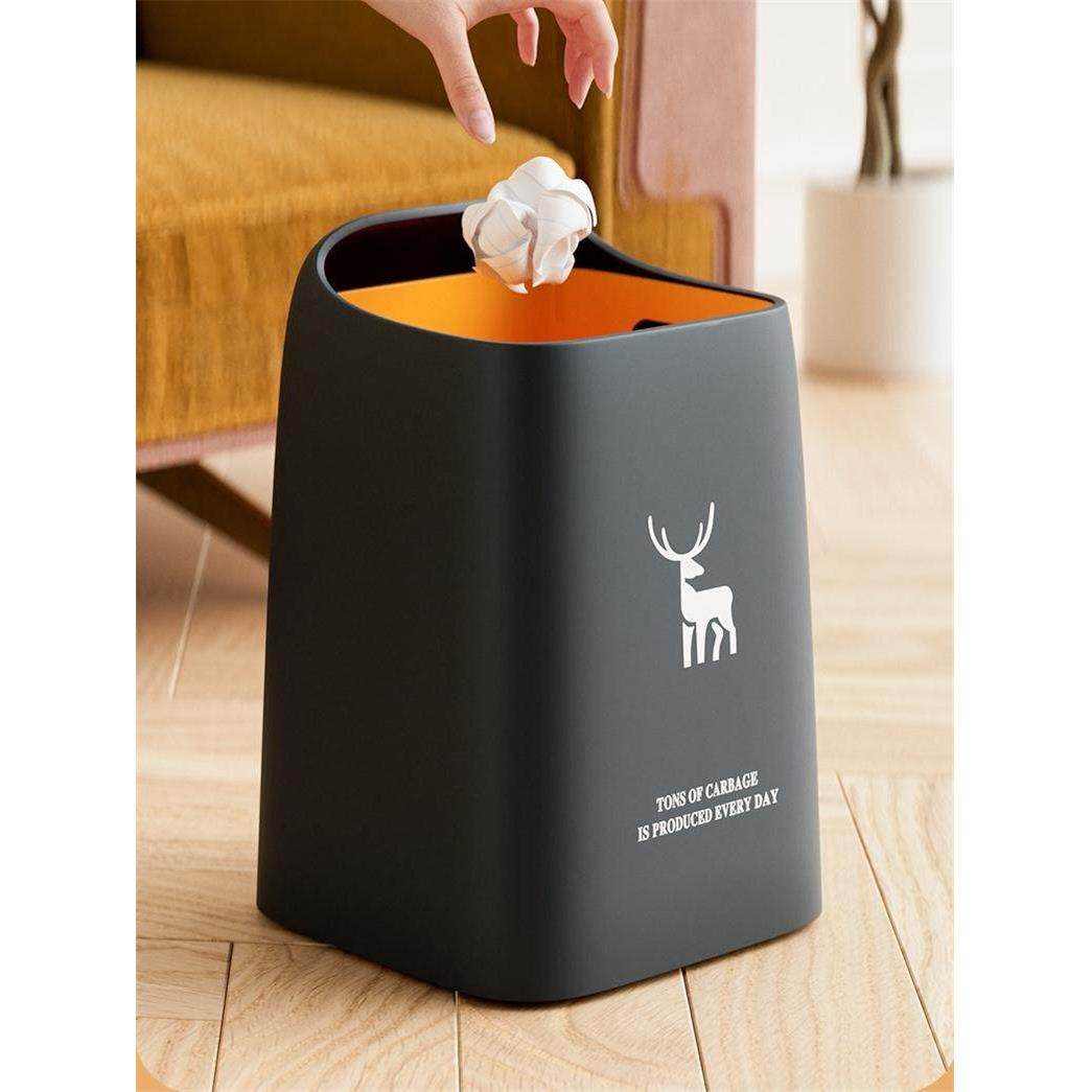 北欧风高颜值双层垃圾桶大容量家用简约纯色卧室客厅厨房卫生间,家庭/个人清洁工具,垃圾桶,淘宝优惠券,粉丝福利购,淘宝优惠卷