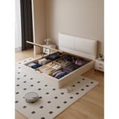 Casa Relax薄床头全实木榻榻米齐边气压床榉木静音排骨架定制尺寸