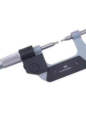 绿色数字显示齿轮千分尺球头外径千分尺0-25mm0.001球头数字千分