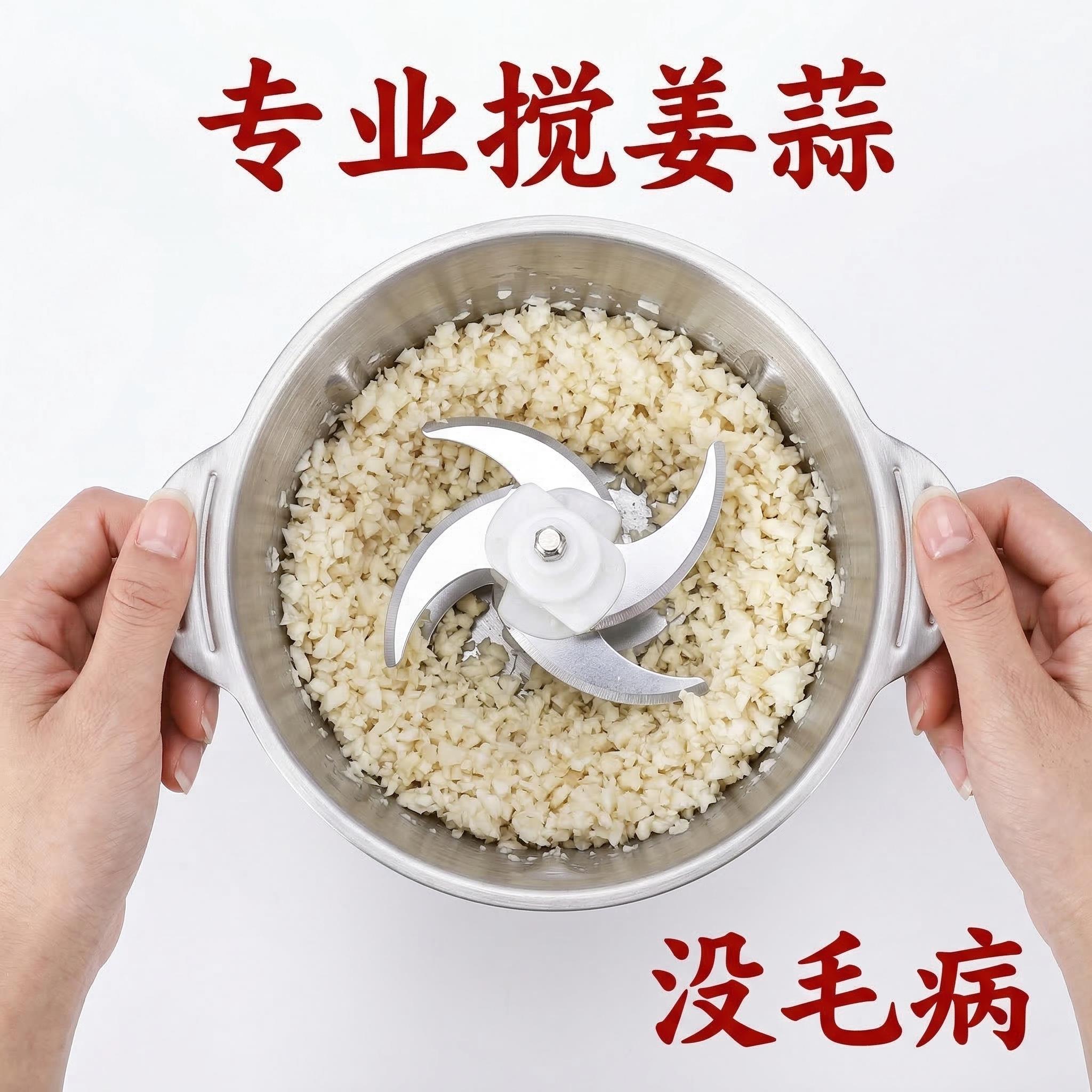 电动拉姜蒜大蒜压蒜搅碎机商用蒜泥器家用小型搅蒜器蒜蓉机打蒜泥