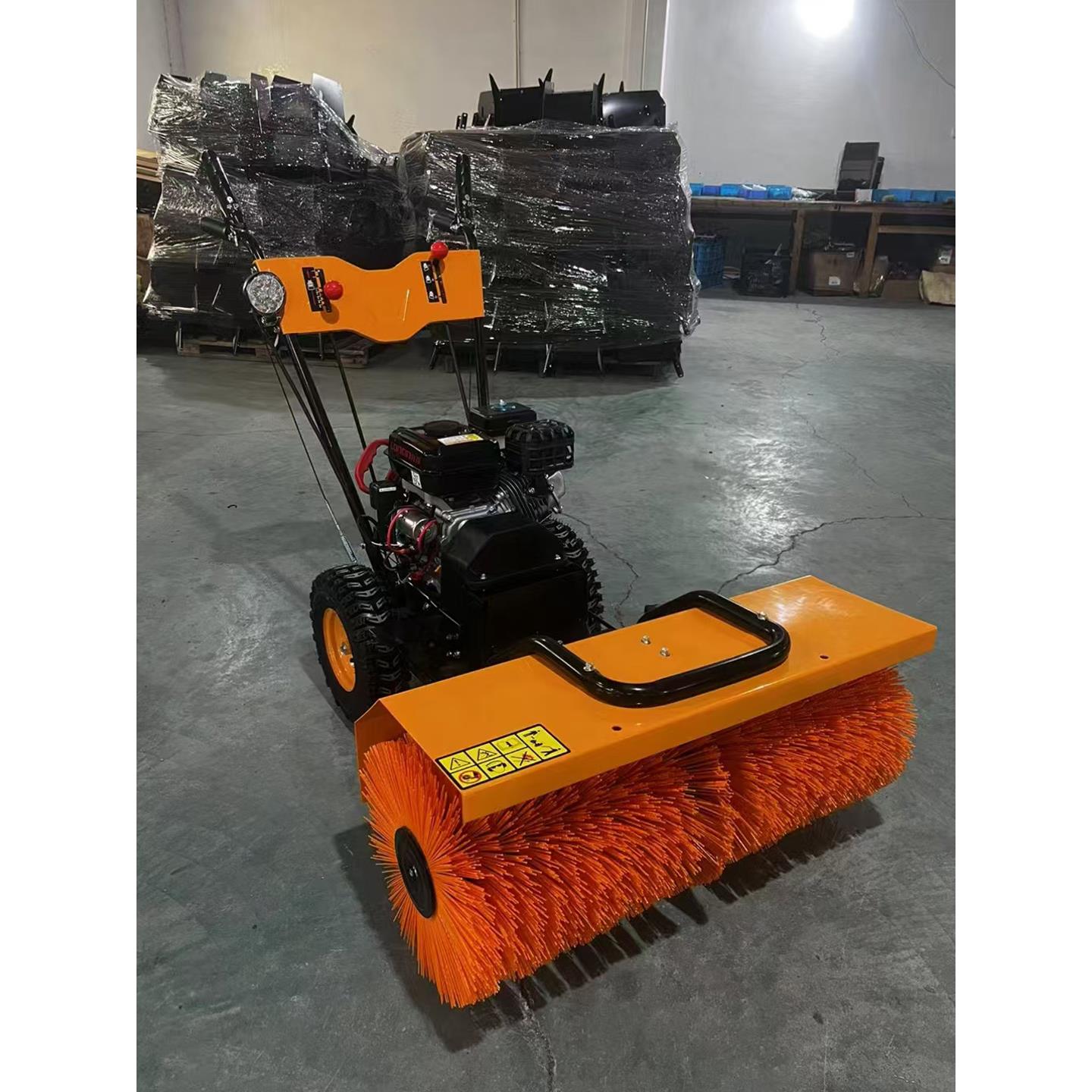 手推式扫雪机小区街道路面铲雪清雪机全齿轮扫雪机小型家用除雪机