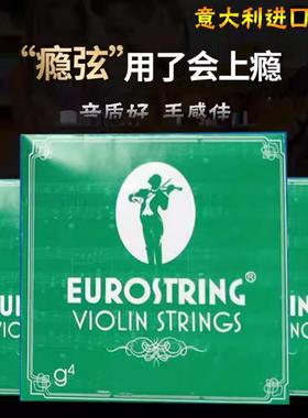 意大利进口小提琴弦线套装专业演奏练习1/2/4/4/E/A/D String g儿