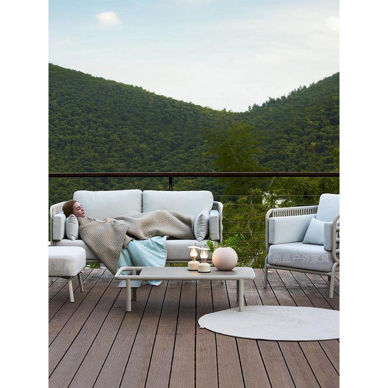 户外藤沙发庭院别墅铝合金休闲户外花园防水防晒藤椅露天家具,住宅家具,户外沙发,淘宝优惠券,粉丝福利购,淘宝优惠卷