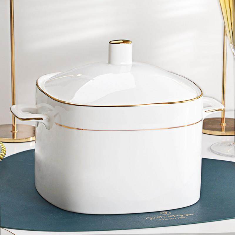 装汤的大汤碗双耳陶瓷汤碗带盖家用大号盛汤碗骨瓷酸菜鱼9寸汤锅,餐饮具,碗,淘宝优惠券,粉丝福利购,淘宝优惠卷