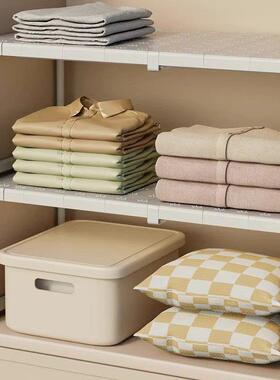 橱柜可伸缩储物架橱柜空间利用储物器物衣柜隔断组织者衣柜分层隔