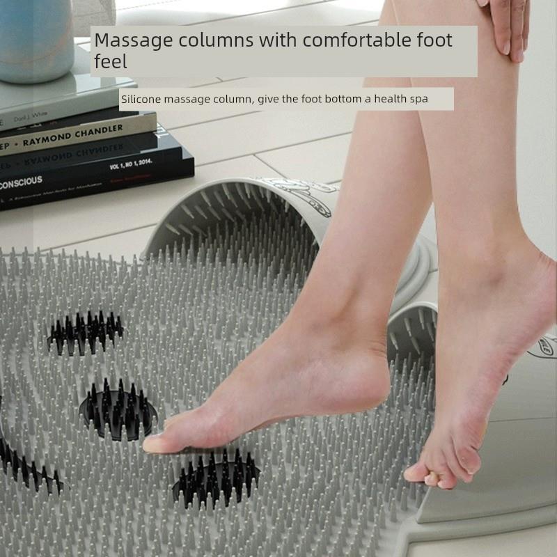 兔兔硅胶按摩脚垫浴室防滑垫子洗澡搓脚神器洗脚去死皮淋浴房地垫