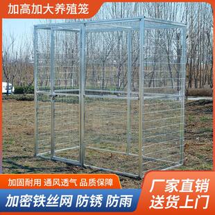 鸟笼鸽笼鸡鸭兔笼大型养殖笼生态笼镀锌结实可观赏笼晒笼结实耐用