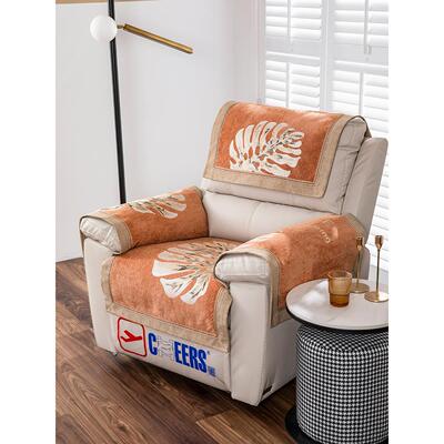 皮沙发垫单人高档头等舱坐垫防滑四季通用功能沙发套罩电动椅专用