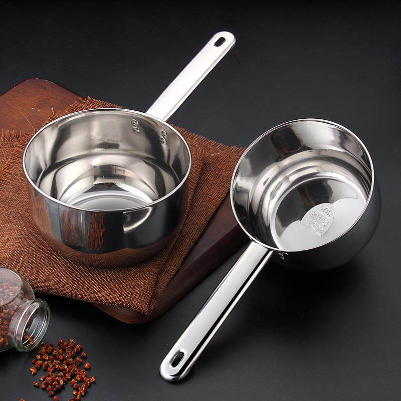 304不锈钢水瓢水勺家用厨房舀水勺子长柄加厚盛水加深大水漂水杓