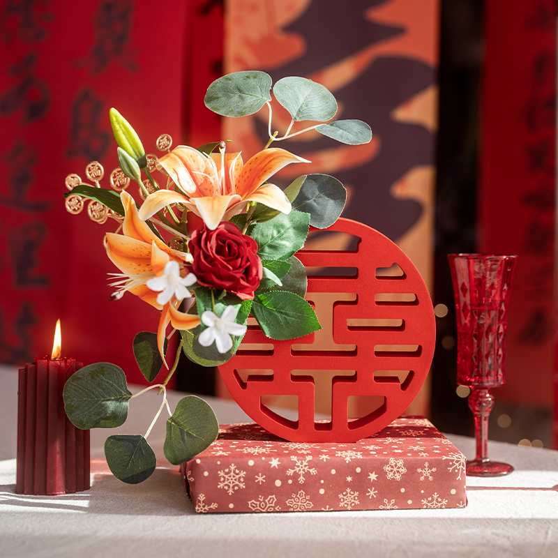 结婚摆件创意立体喜字拍照道具